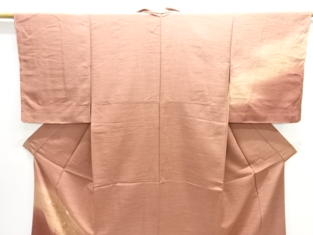  未使用品　波に花籠模様刺繍訪問着